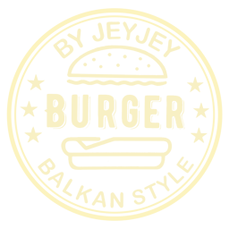 byJEYJEY BURGER BALKAN STYLE logo.
